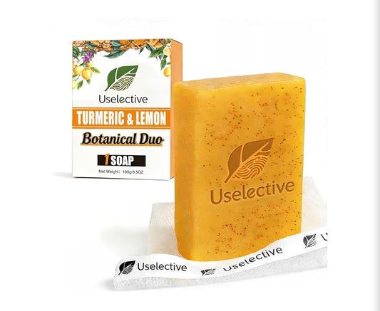 Lemon Turmeric Kojic Acid Soap (dark spot & brightening bar)