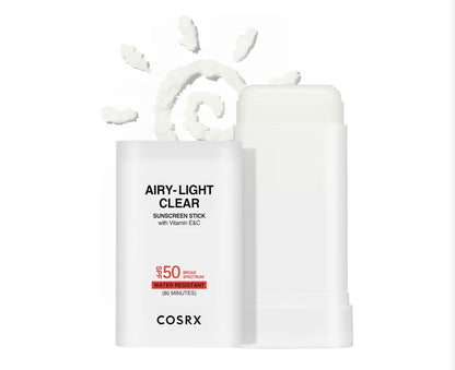Korean Sunscreen Stick SPF 50+ – No White Cast, Oil-Control & Invisible Finish