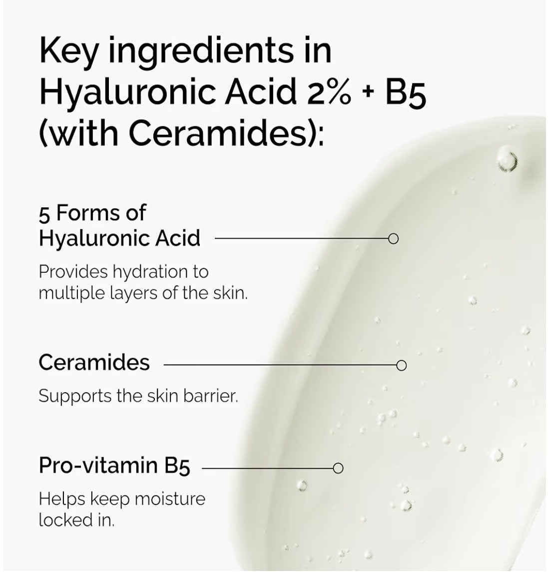 2% Hyaluronic Acid Serum with Ceramides & B5 – Deep Hydration for Plump, Dewy Skin