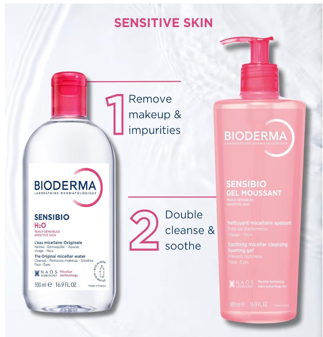 Micellar Cleansing Water – No-Rinse Makeup Remover for Sensitive Skin