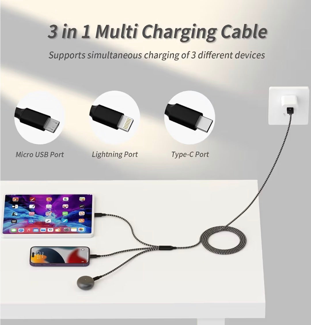 All-in-one 4-in-1 Charging Cable