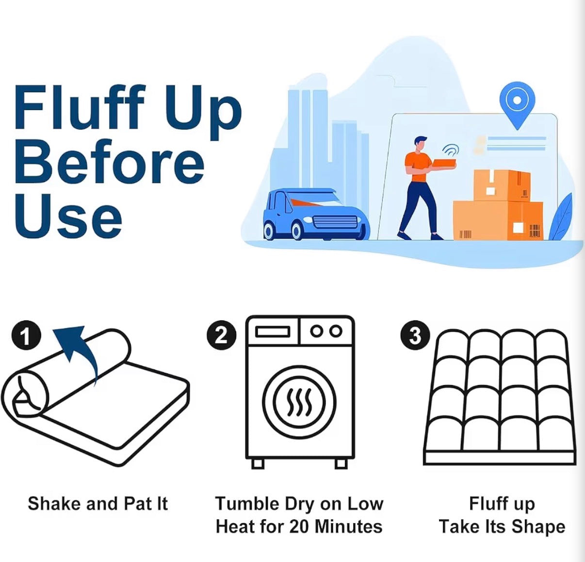 Memory Foam Pillows / Mattress Toppers