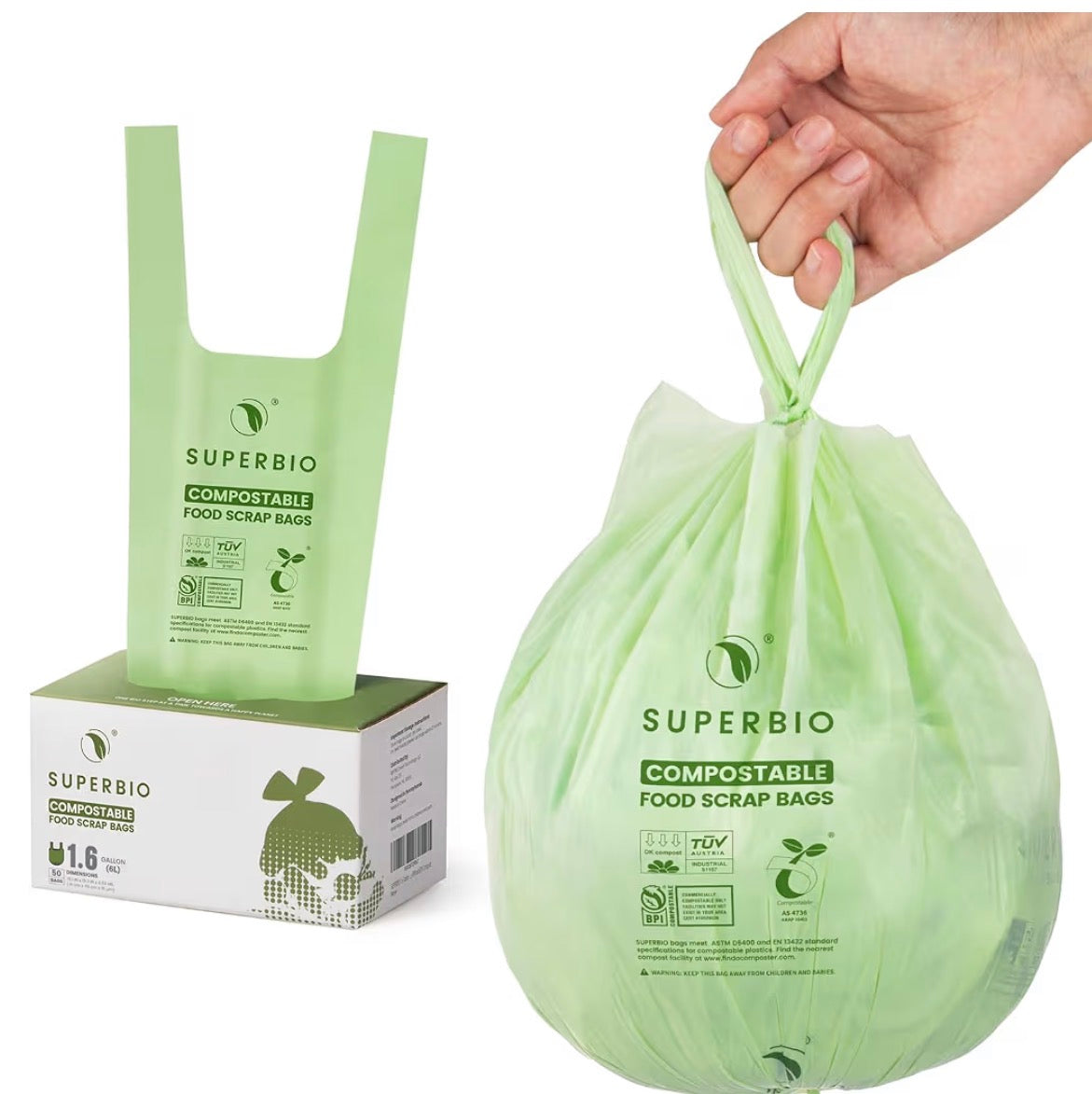 Pre-portioned Trash Bags / Compost Bags