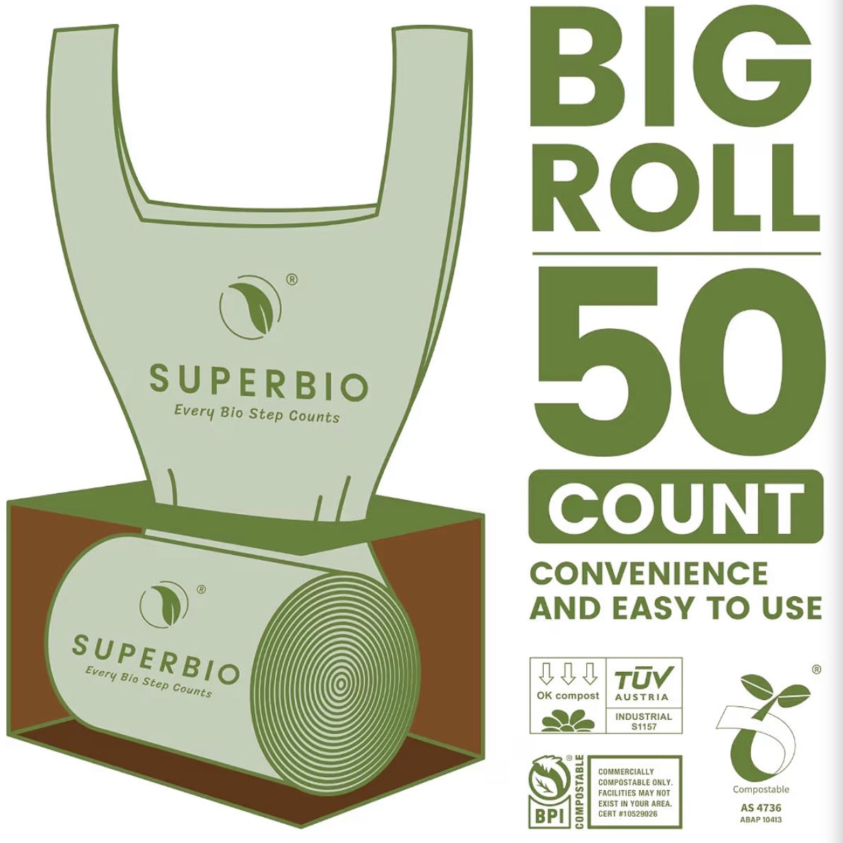 Pre-portioned Trash Bags / Compost Bags