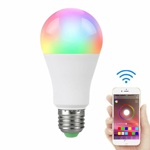 Smart Color-Changing LED Bulb – App Control, 15W, E26/E27